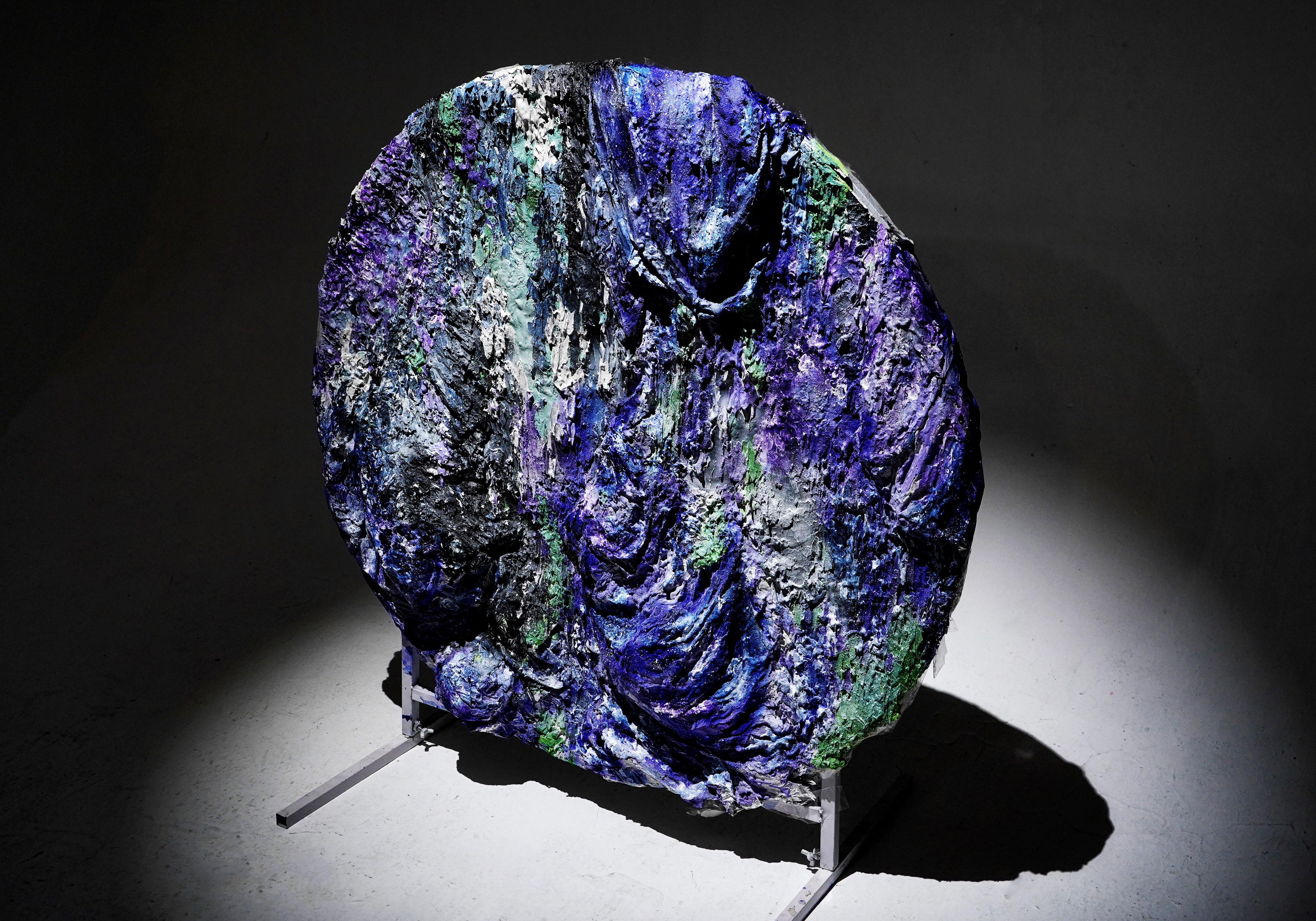 Acrylic on plaster, 120 × 100 × 30 cm, 2023