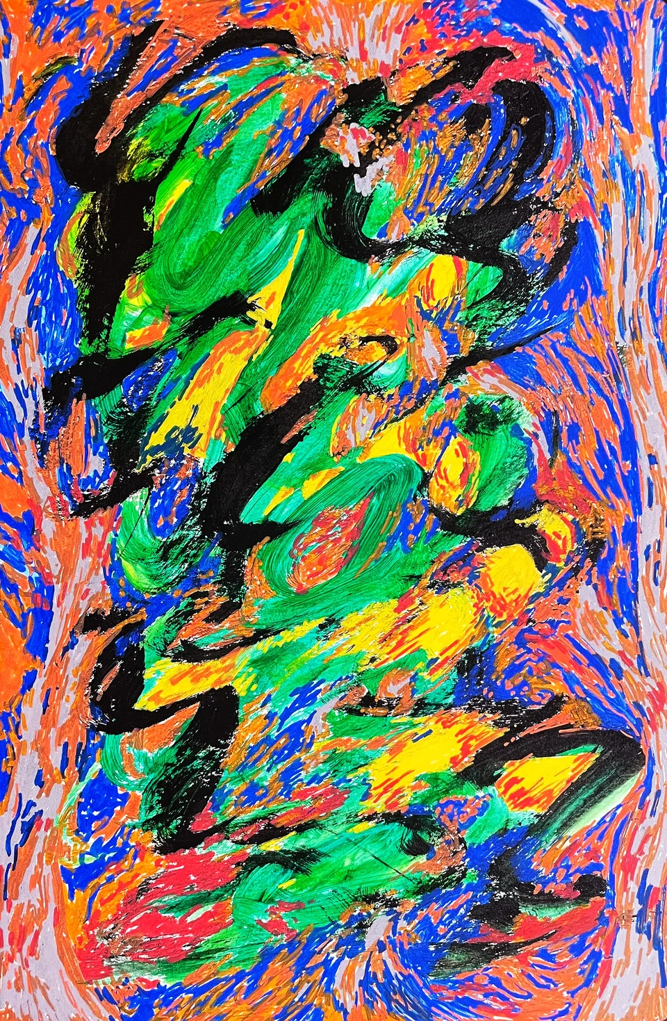 Into the Dance, 2022
Acrylic on canvas
40 × 30 cm