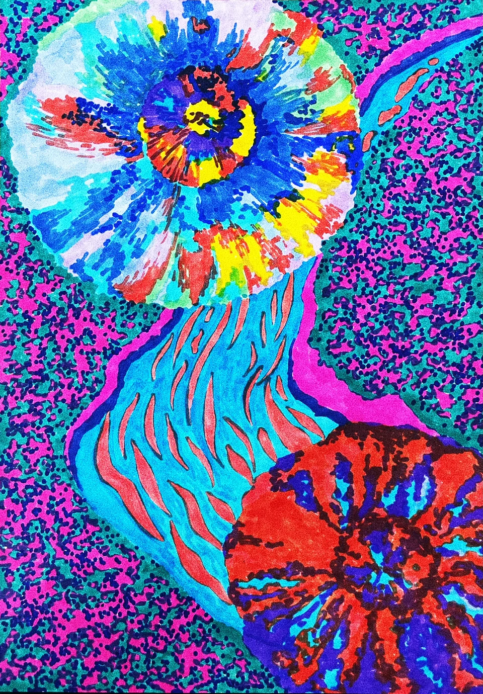 Mushroom, 2022
Markers on paper
20 × 15 cm