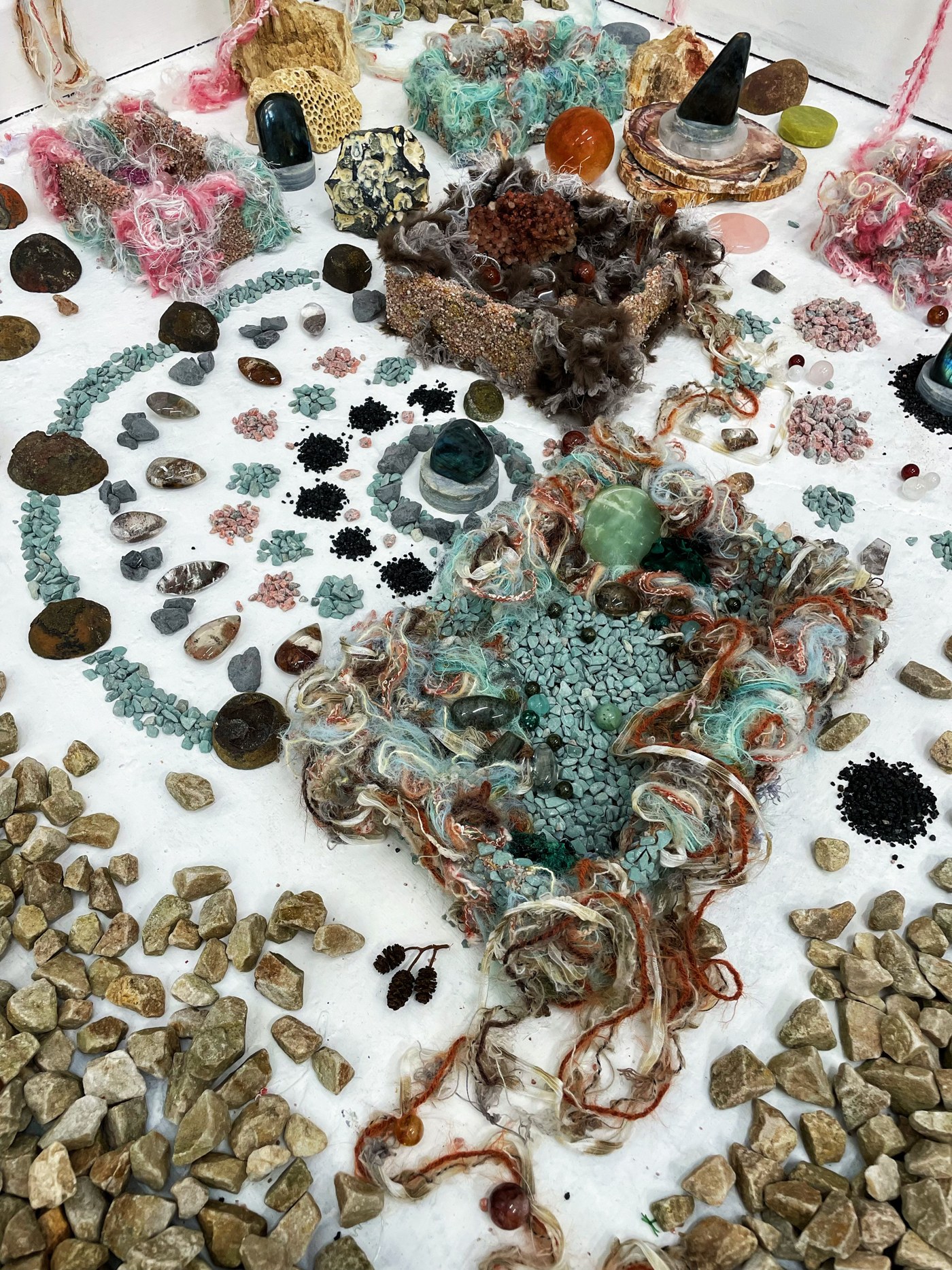 Closer installation view, 2025